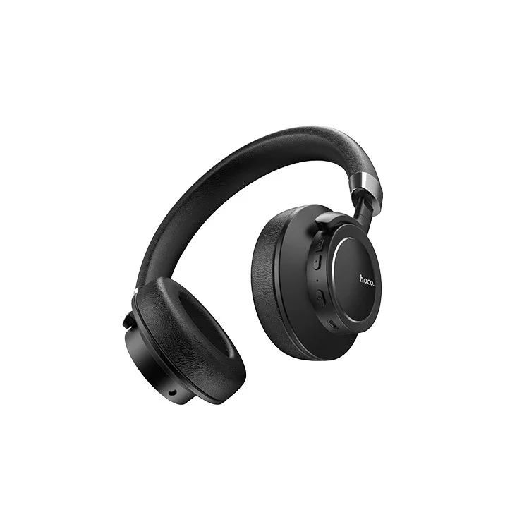 HOCO W10 Over-Ear Bluetooth Wireless Headphone with Mic for iPhone Samsung Huawei etc. - Black