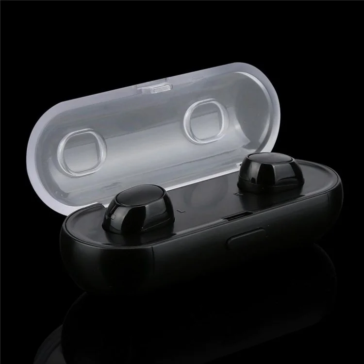 TWS16 Mini Bluetooth 4.2 Earphones Wireless In-ear Headset with Charging Storage Box - Black