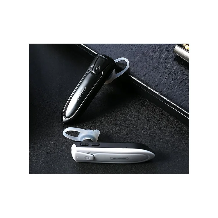 YK K4 In-ear Earhook Wireless Bluetooth Stereo Headset Handsfree Headphone - Black