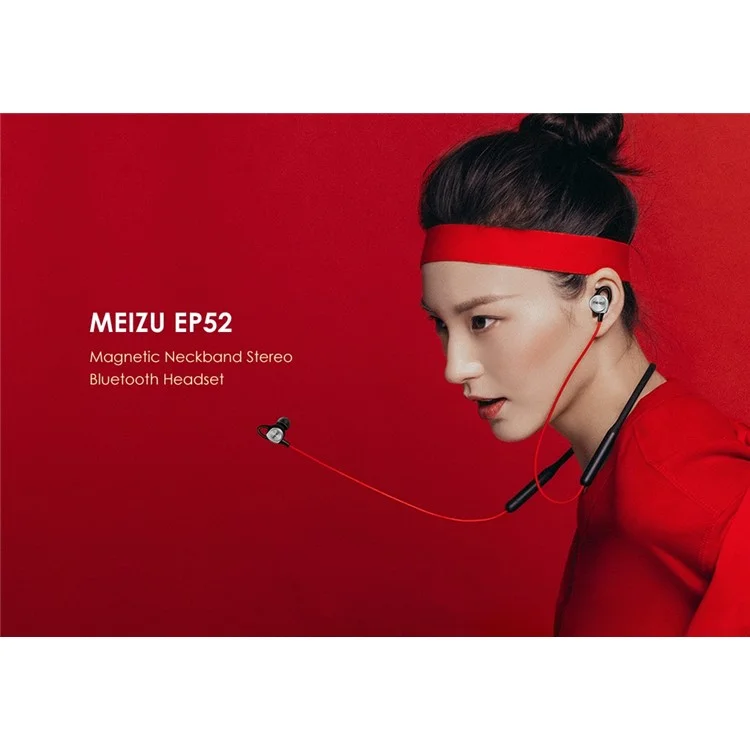 MEIZU EP52 Magnetic Neckband Stereo Apt-X Bluetooth Headset IPX5 Waterproof Sports Headphone for iPhone X