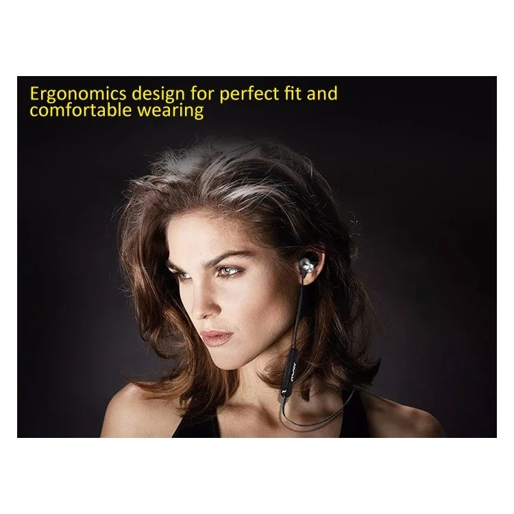 AWEI A860BL Sports Stereo Wireless Bluetooth V4.0 In-ear Headphone with Mic - Gold Color