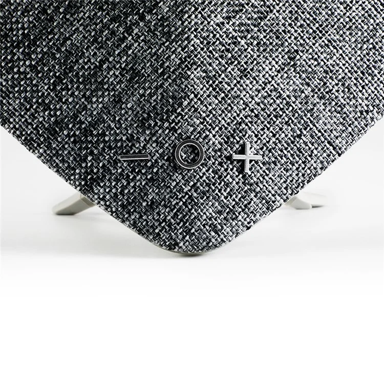 JOYROOM M03 Cloth Texture Rhombus Bluetooth Speaker Support USB/TF Card/Aux-in for iPhone Samsung - Grey