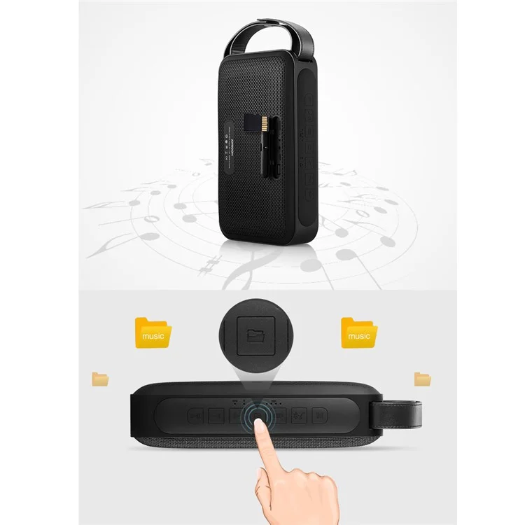 JOYROOM M10 Portable 8800mAh Power Bank Wireless Bluetooth Speaker Support Hands-free Call/TF Card/AUX-in