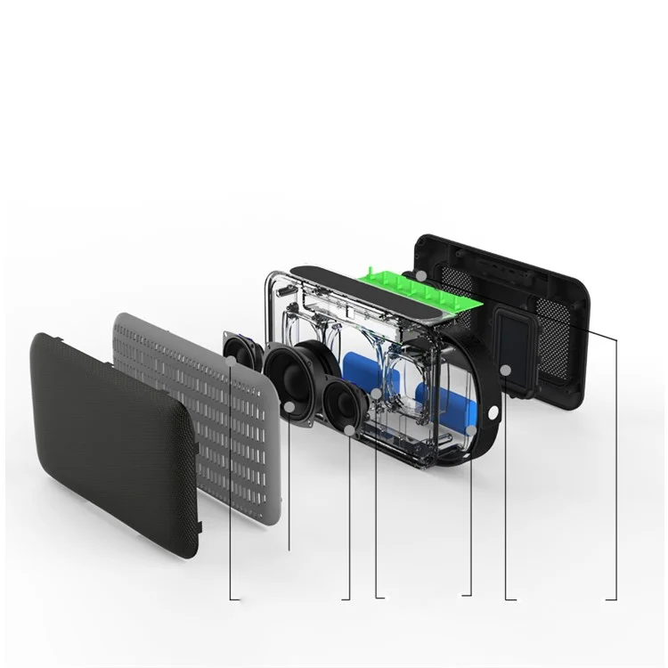 JOYROOM M10 Portable 8800mAh Power Bank Wireless Bluetooth Speaker Support Hands-free Call/TF Card/AUX-in