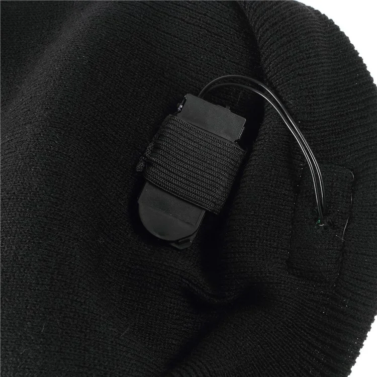 Wireless Bluetooth Headphone Hat Knitted Warm Beanie with 5-LED Light