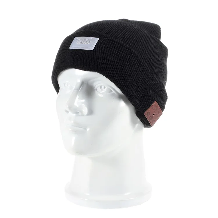 Wireless Bluetooth Headphone Hat Knitted Warm Beanie with 5-LED Light