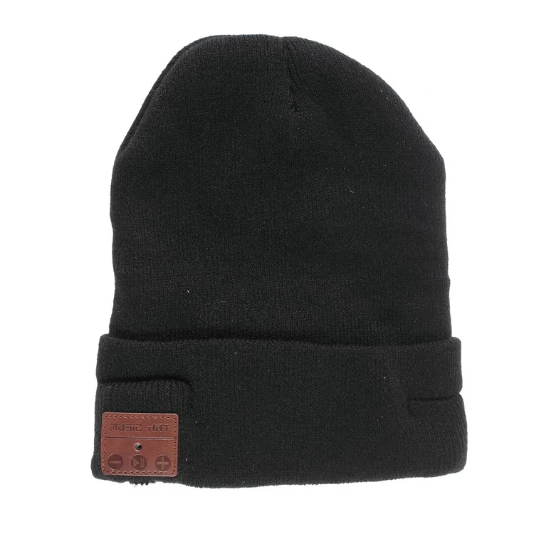 Wireless Bluetooth Headphone Hat Knitted Warm Beanie with 5-LED Light
