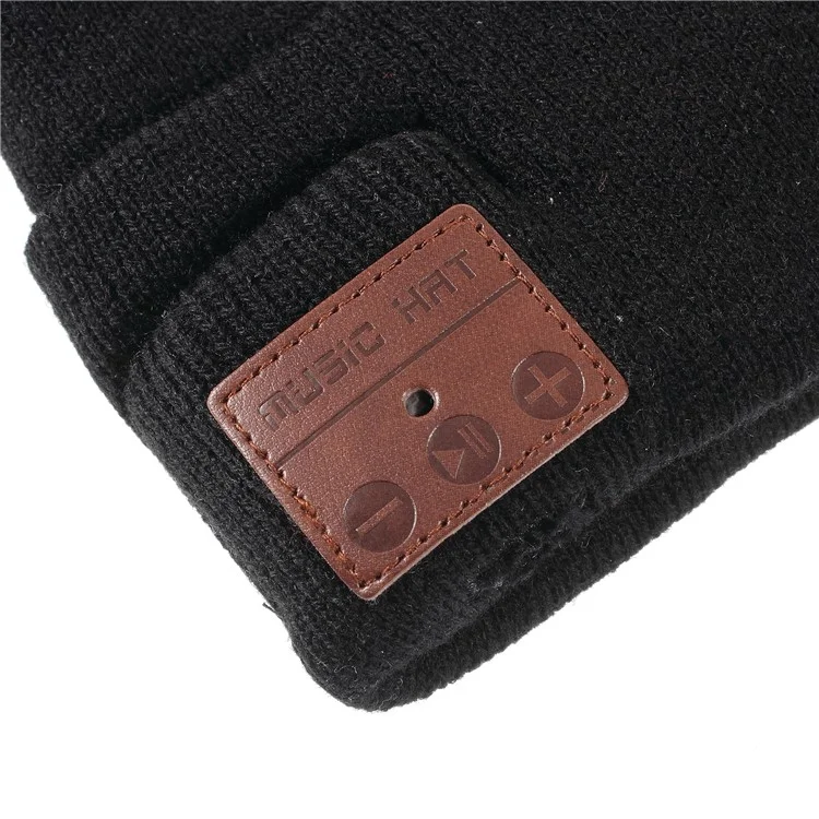 Wireless Bluetooth Headphone Hat Knitted Warm Beanie with 5-LED Light