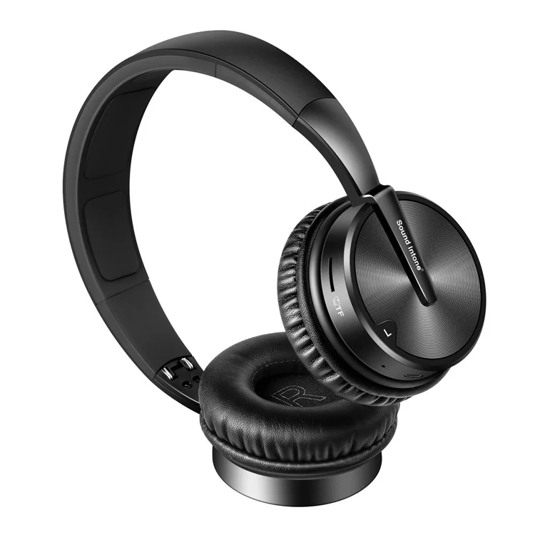 Sound Intone BT16 Passive Noise Isolating Bluetooth 4.1 Foldable Headphone with Microphone - Black