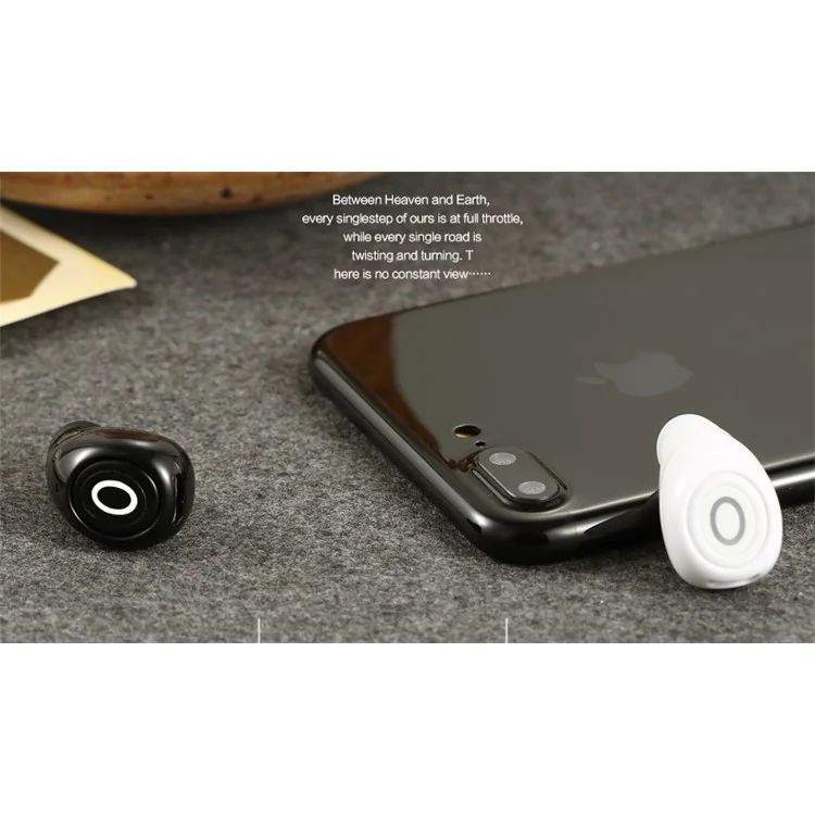 Mini Lightweight Portable Wireless Bluetooth 4.1 Headphone - Black