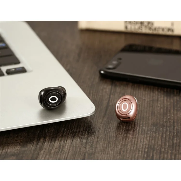 Mini Lightweight Portable Wireless Bluetooth 4.1 Headphone - Black
