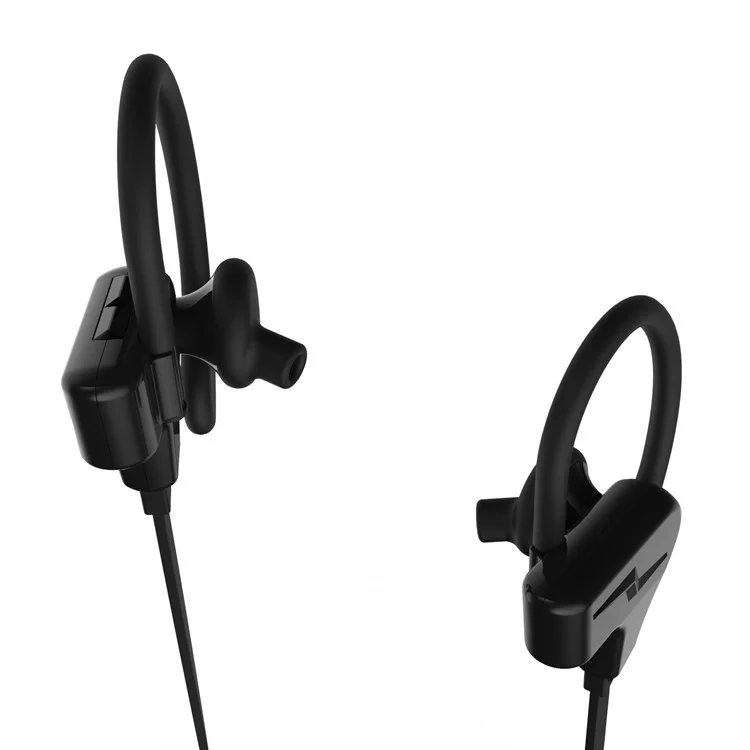 S30 Bluetooth 4.1 Waterproof Sweatproof Ear-hook Sports Earphone for iPhone X/8/8 Plus etc. - Black