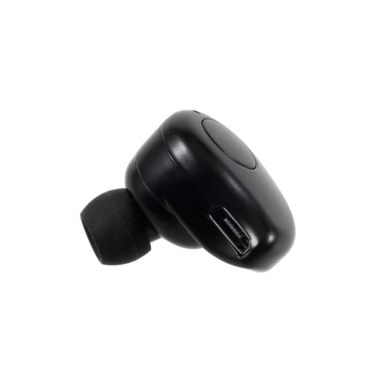 Mini Single Bluetooth Earphone Stereo Wireless Headset for Samsung Huawei etc. - Black
