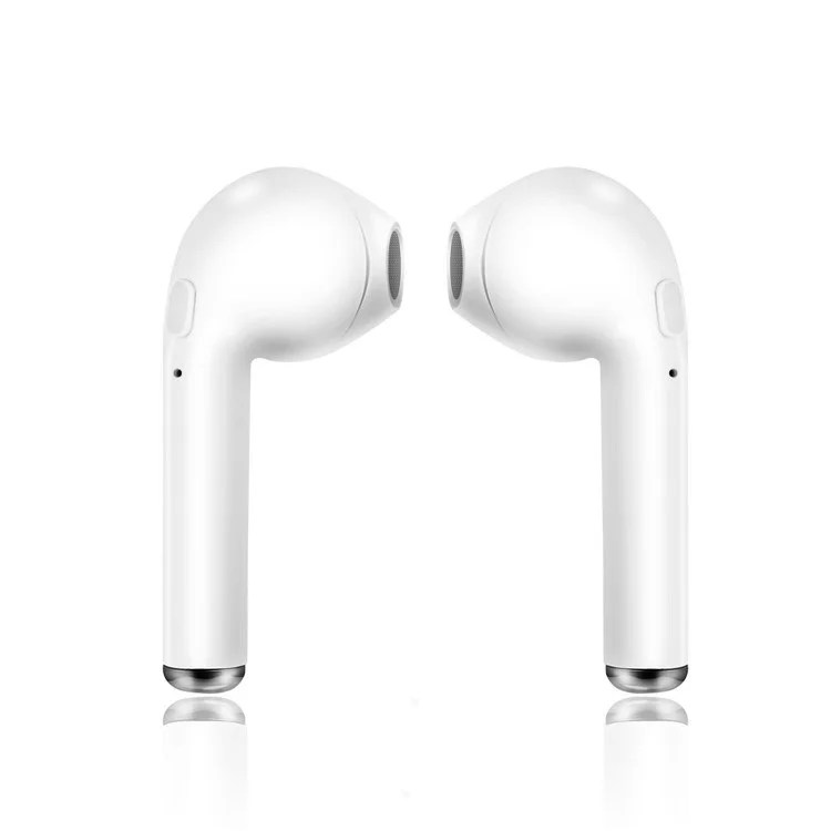 i7 TWS In-ear Wireless Bluetooth 4.1 Stereo Double Headphones with Charging Case for iPhone Samsung  - White