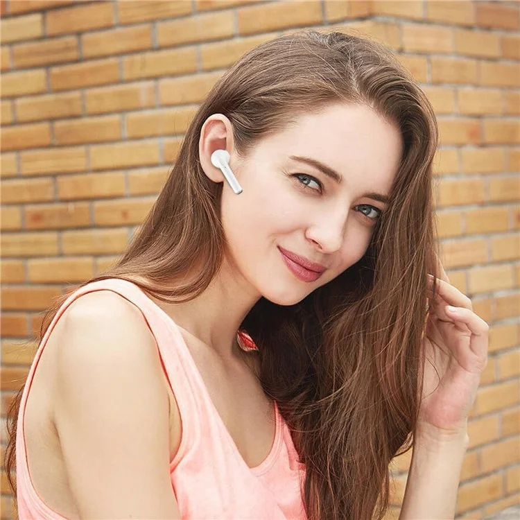 i7 TWS In-ear Wireless Bluetooth 4.1 Stereo Double Headphones with Charging Case for iPhone Samsung  - White