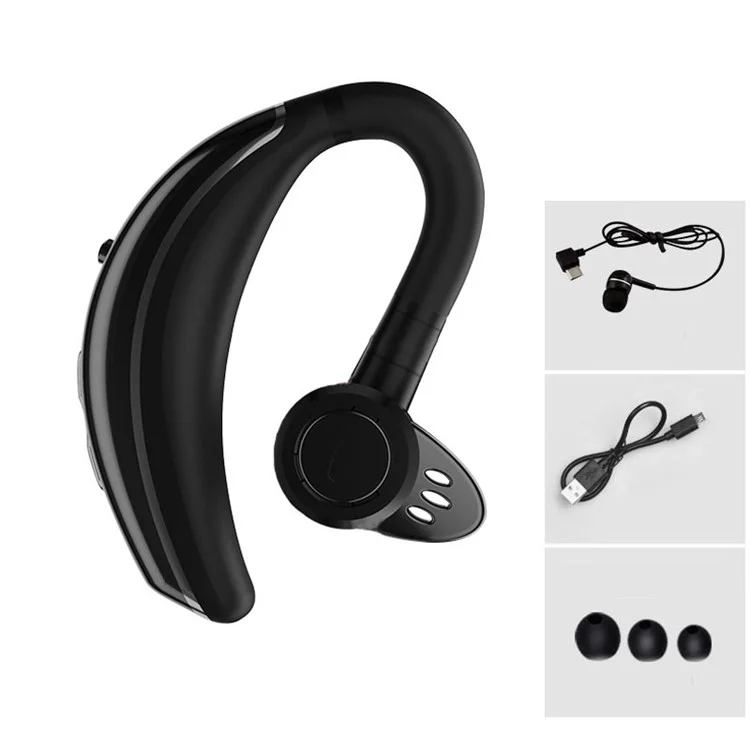 Q8 Wireless Bluetooth 4.1 Earhook Auricular Deportivo IPX6 Control De Voz A Prueba De Agua