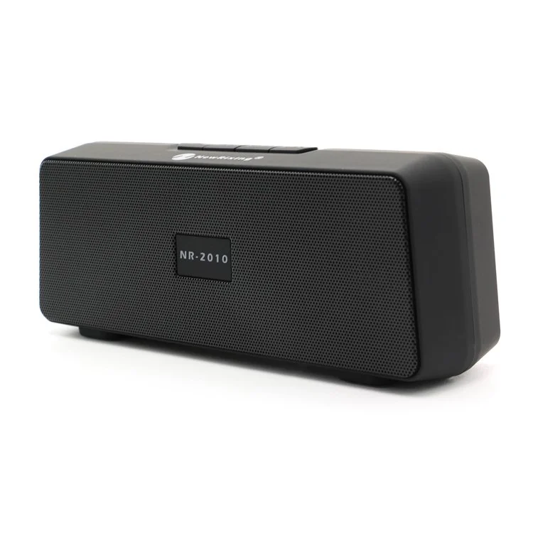 NR2010 800mAh FM Radio Wireless Stereo Bluetooth 2.1 Speaker – Black