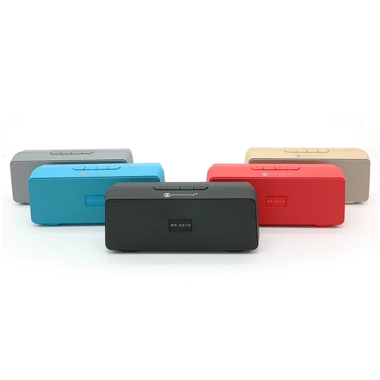 NR2010 800mAh FM Radio Wireless Stereo Bluetooth 2.1 Speaker – Black