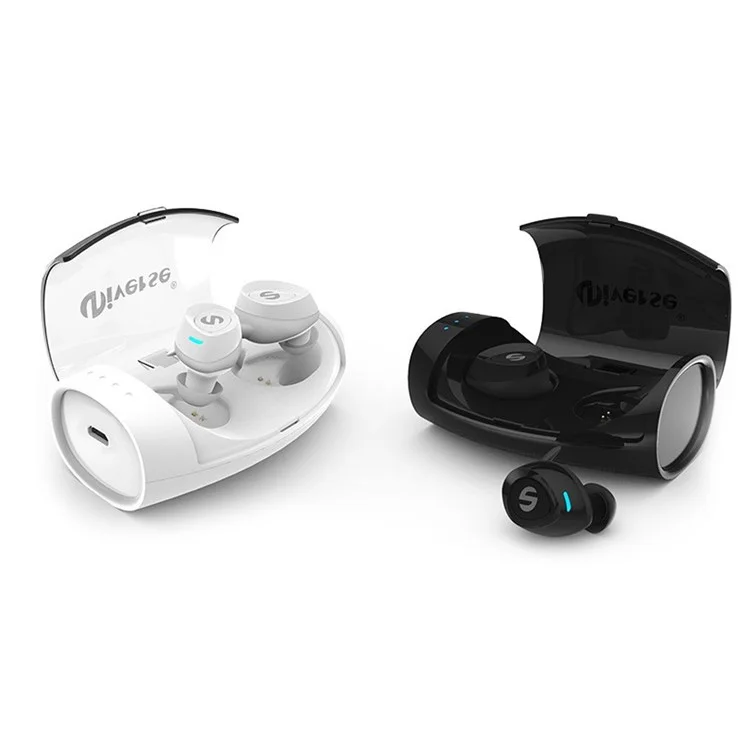 ES60 TWS Bluetooth 4.2 Sports Earphones Headset + Charging Box for iPhone Samsung HTC Etc. - Black