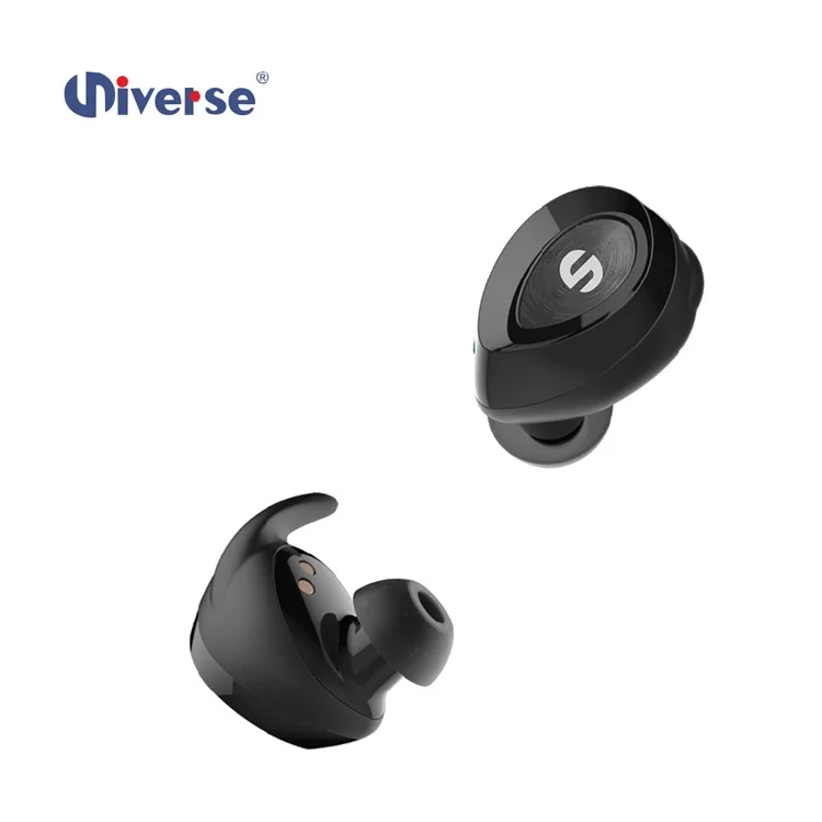 ES60 TWS Bluetooth 4.2 Sports Earphones Headset + Charging Box for iPhone Samsung HTC Etc. - Black
