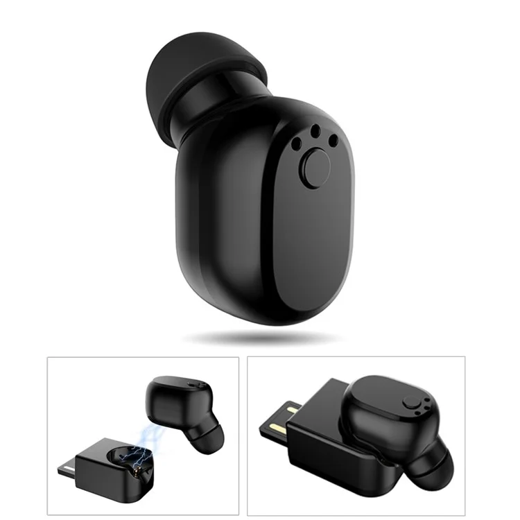 SQ2 Wireless Bluetooth Stereo Headset Handsfree Headphone - Black