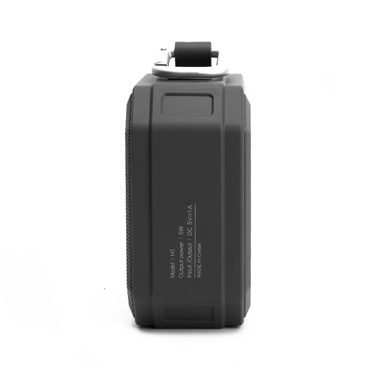 MONPOS H1 Outdoor Waterproof Shockproof Dust-proof Bluetooth Speaker Support FM/TF Card/Aux-in - Black