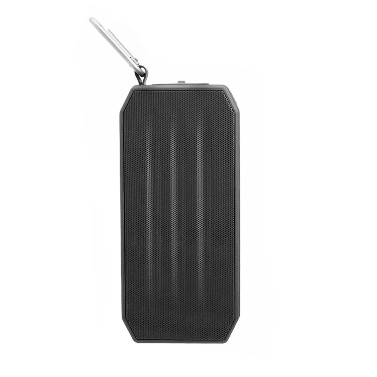 MONPOS H3 Portable Outdoor IPX6 Waterproof Wireless Bluetooth V4.2 Speaker Support FM/TF Card/Aux-in - Black