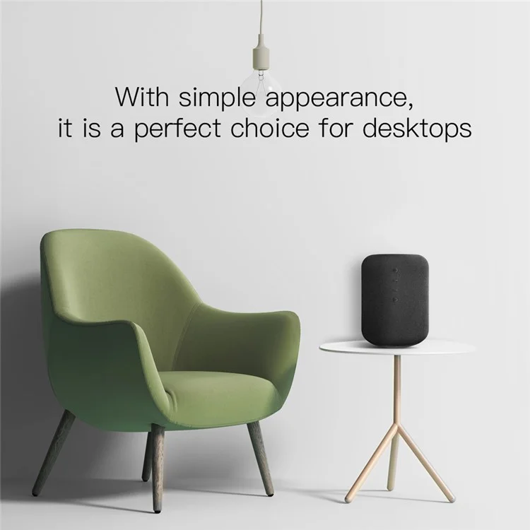 BASEUS Encok E50 Smart Wireless Charging Pad + Double-tweeter Bluetooth 4.2 Speaker Support Aux-in (Not Support FOD Function)