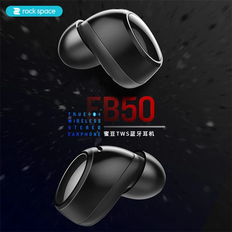 ROCK EB50 Double Stereo Wireless Bluetooth Mini In-ear Headphone