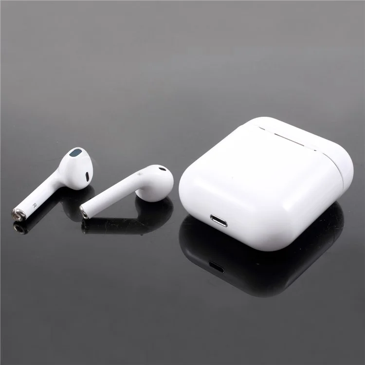 TWS True Wireless Stereo Bluetooth 4.2 Headset with Charging Case Box (Charging Box Power Button on the Back)