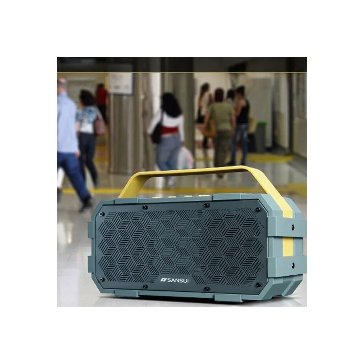 JONTER M90 Outdoor Waterproof Wireless Bluetooth 4.2 Speaker Support TF Card/Aux-in