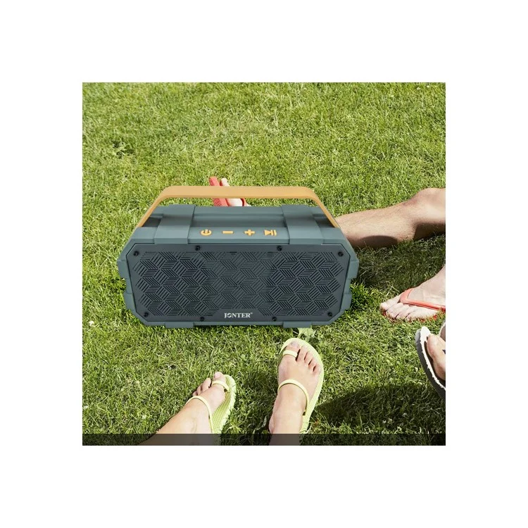 JONTER M90 Outdoor Waterproof Wireless Bluetooth 4.2 Speaker Support TF Card/Aux-in