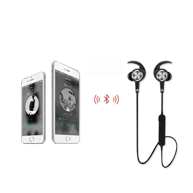 NXE Kupao Series Lightweight Bluetooth 4.1 Wireless Stereo Music Handsfree Earphone with Mic - Black