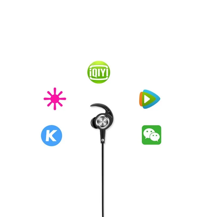 NXE Kupao Series Lightweight Bluetooth 4.1 Wireless Stereo Music Handsfree Earphone with Mic - Black