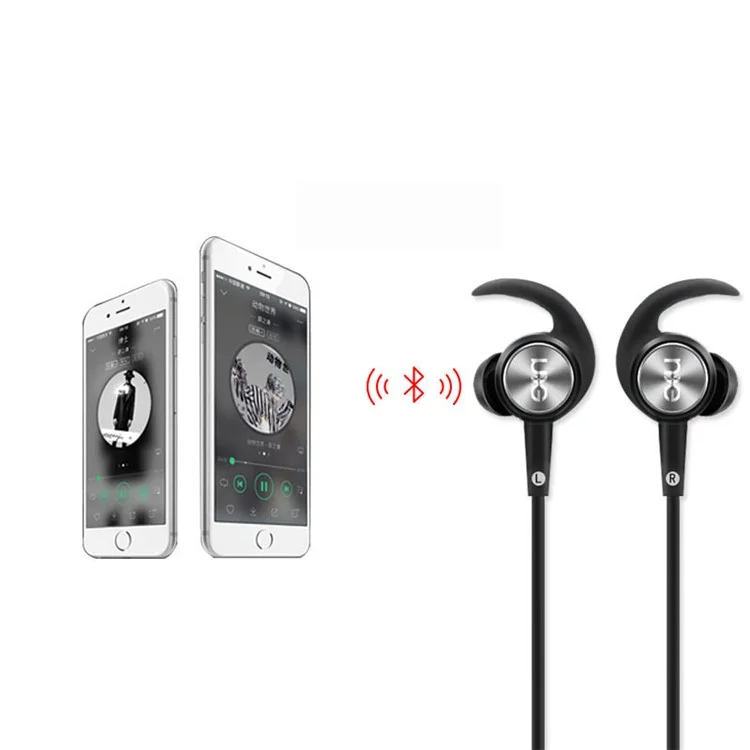 NXE Kudong Series Lightweight Bluetooth 4.1 Wireless Stereo Music Handsfree Earphone with Mic - Black