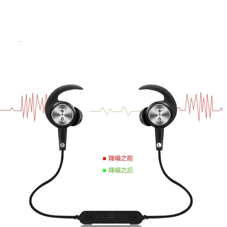 NXE Kudong Series Lightweight Bluetooth 4.1 Wireless Stereo Music Handsfree Earphone with Mic - Black