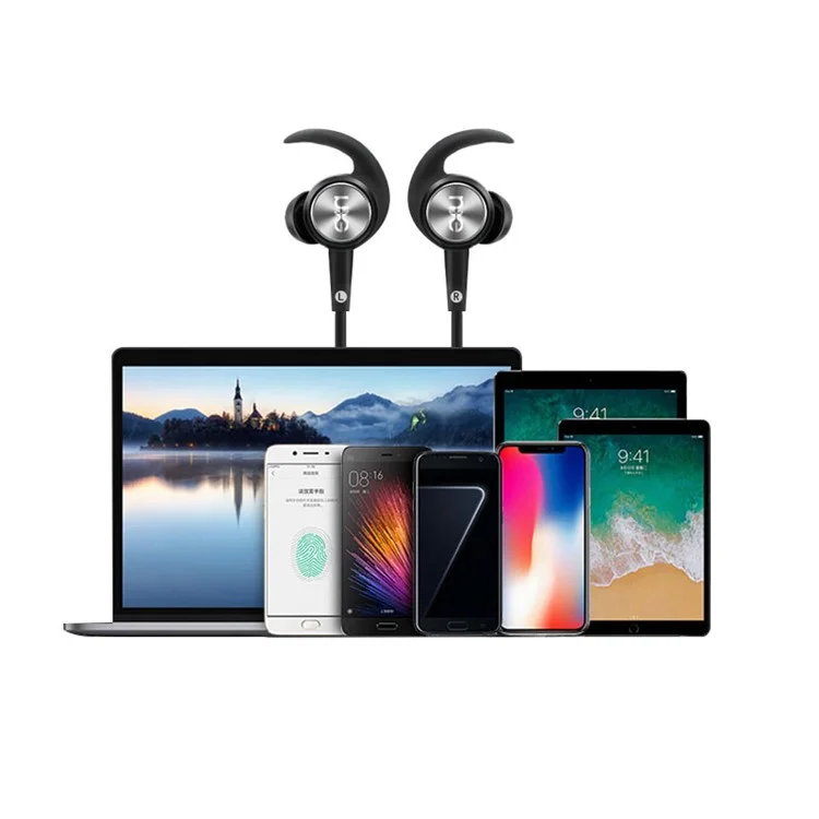 NXE Kudong Series Lightweight Bluetooth 4.1 Wireless Stereo Music Handsfree Earphone with Mic - Black