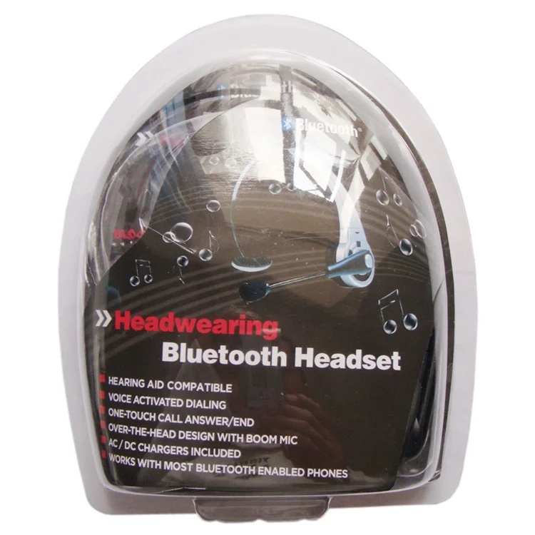 Head-wearing Wireless Headset Headband Chatting Bluetooth Headphone with Mic