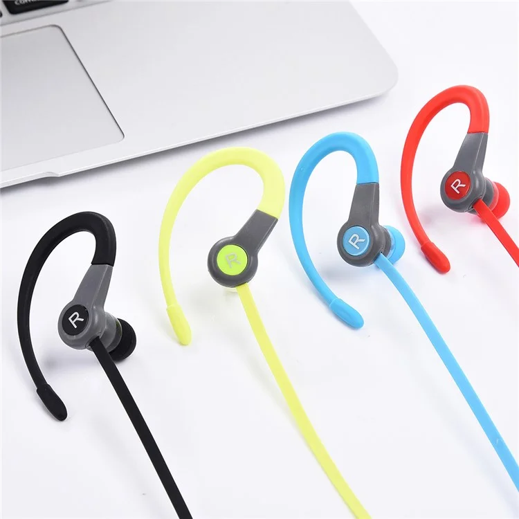 KD-T8 Hands-free Stereo Bluetooth Earhook Headphone Sports Headset for iPhone Samsung Huawei Etc. - Black