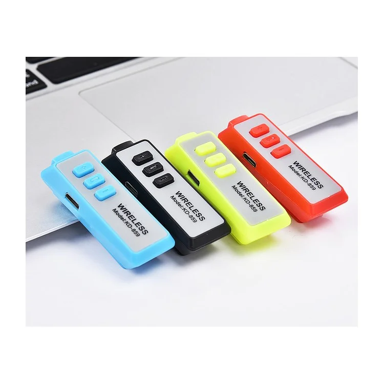 KD859A Hands-free Bluetooth Sports Earhook Headphone for iPhone Samsung Huawei Etc. - Black