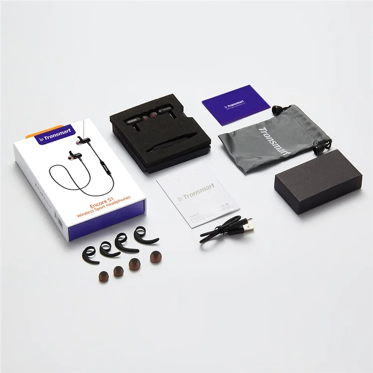 TRONSMART Encore S1 Magnetic Bluetooth In-ear Earphone with Mic