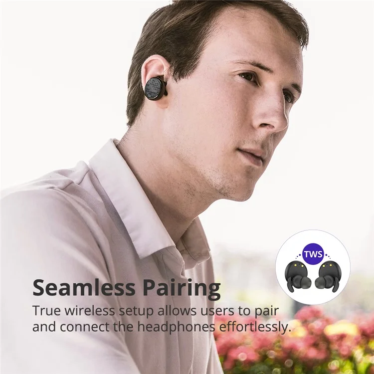 TRONSMART Encore Spunky Buds Stereo Bluetooth Headphones with Charging Box