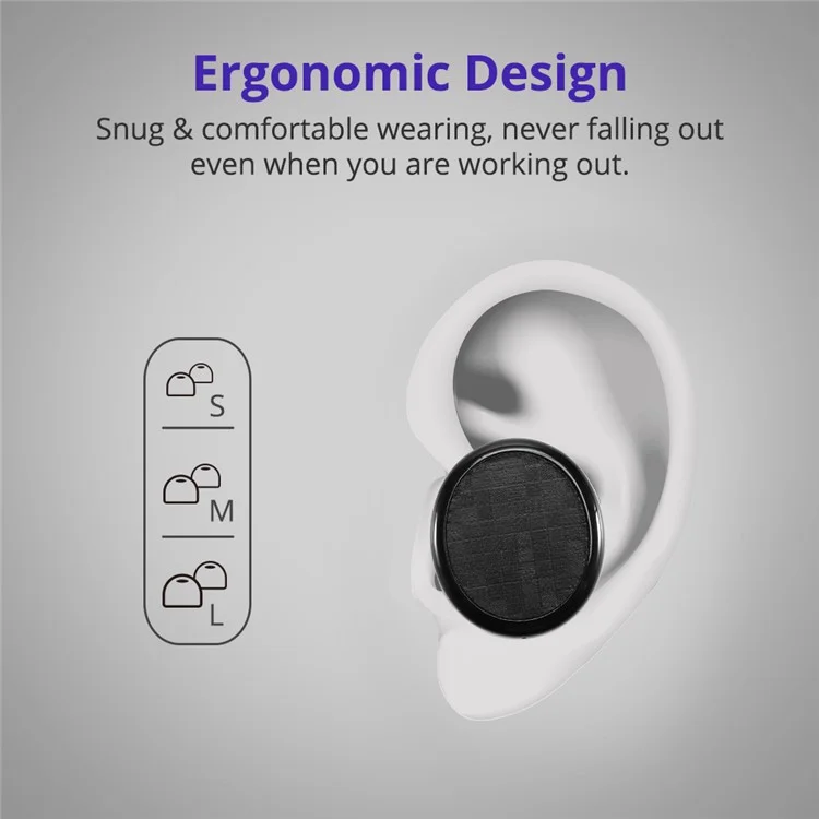 TRONSMART Encore Spunky Buds Stereo Bluetooth Headphones with Charging Box