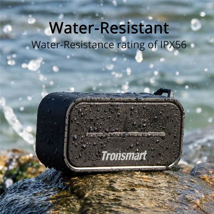 TRONSMART Element T2 Outdoor Water Resistant Bluetooth Speaker Support TF Card / Aux-input