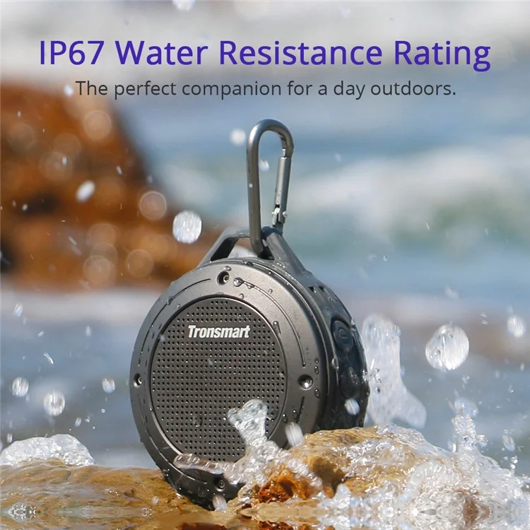 TRONSMART Element T4 Water Resistant Outdoor Bluetooth Speaker - Grey