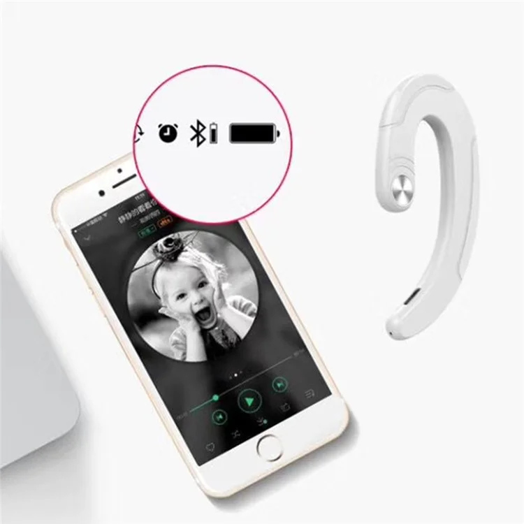 Black - Sports Wireless Bluetooth Stereo Headphone Headset
