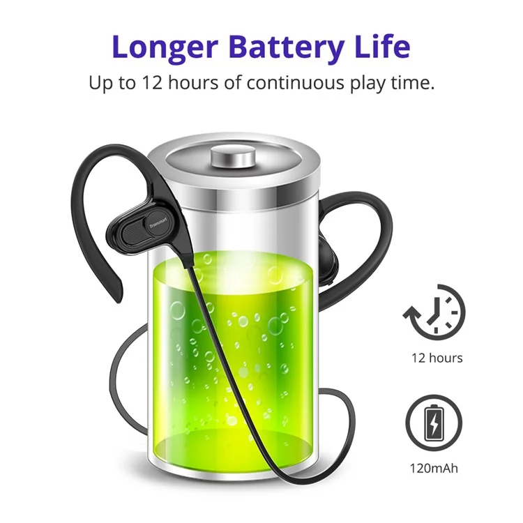 TRONSMART Encore Hydra IPX7 Rated Wireless Bluetooth 4.1 Sports Headphones