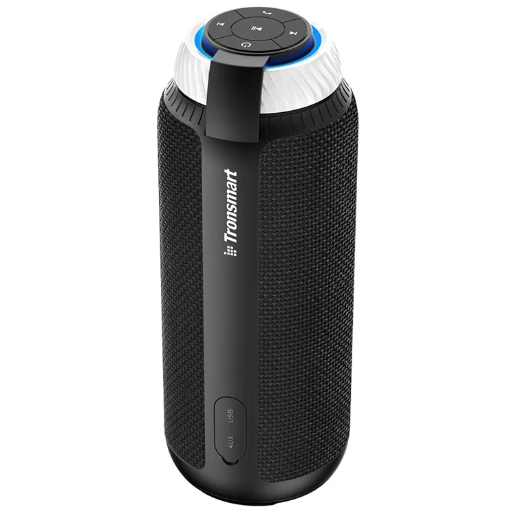 TRONSMART Element T6 DSP Sound Bluetooth Wireless Speaker Supports Aux-input with Mic - Black
