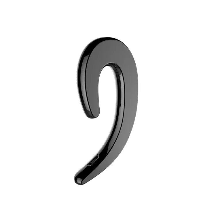 Bone Conduction Wireless Bluetooth 4.1 Ear-hook Driver Earphone for iPhone Samsung Etc. - Black