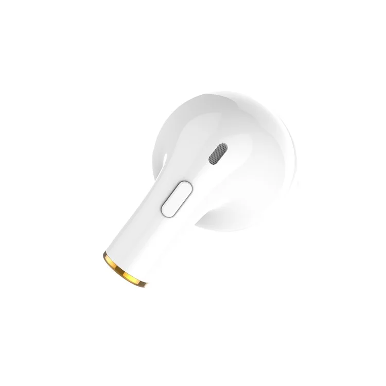 I8X Single In-ear Wireless Bluetooth 4.2 Earphone with Charging Box (Button Style) - White